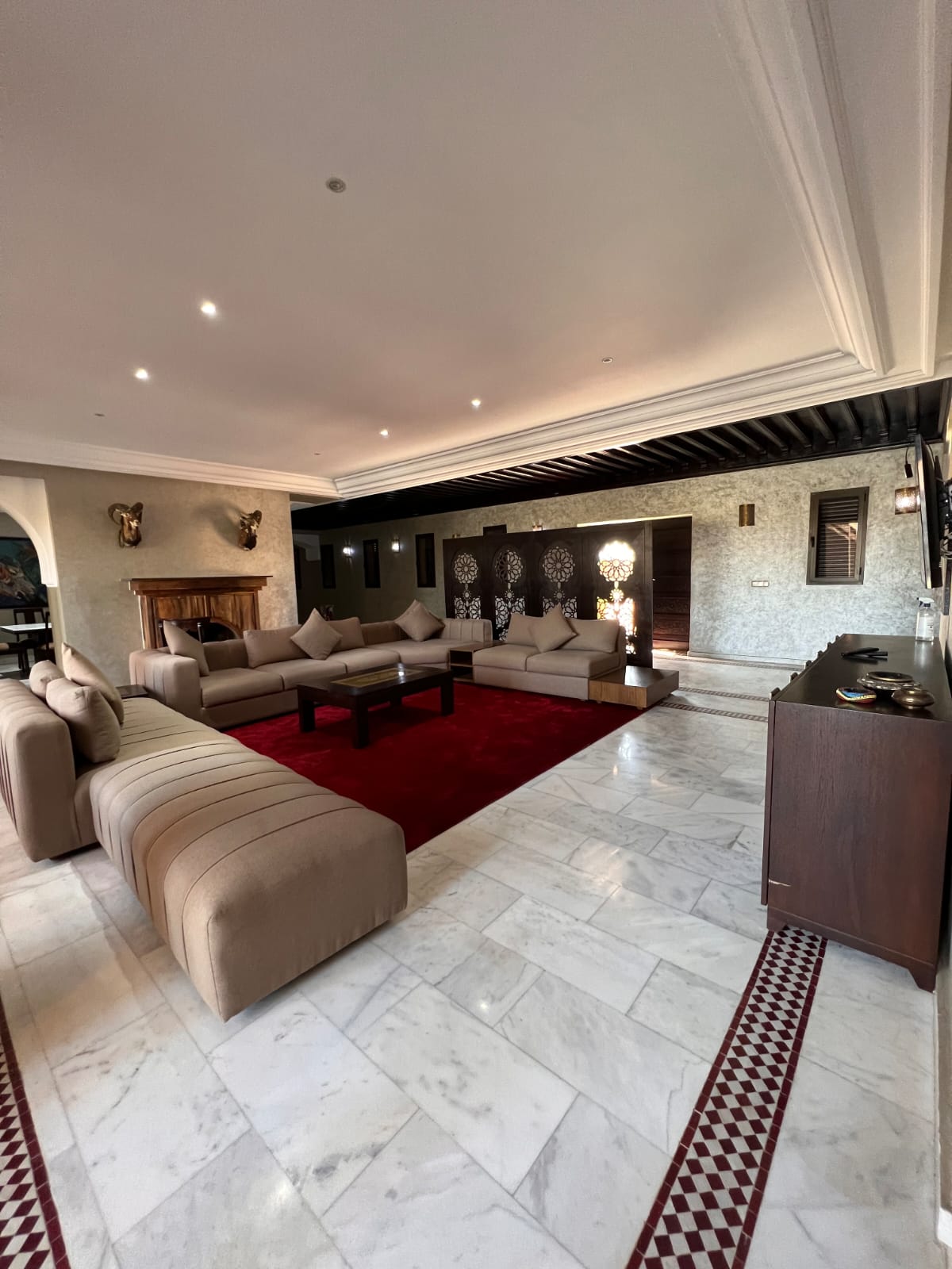 Palatial Villa with Designer Suites, Luxe Lounge, and Private Pool Oasis interior