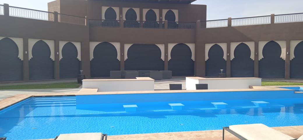 Elegant Moroccan Villa with Private Pool & Scenic Hillside Views interior