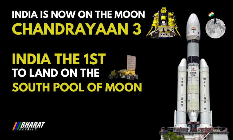 India is now on the moon - Chandrayaan 3