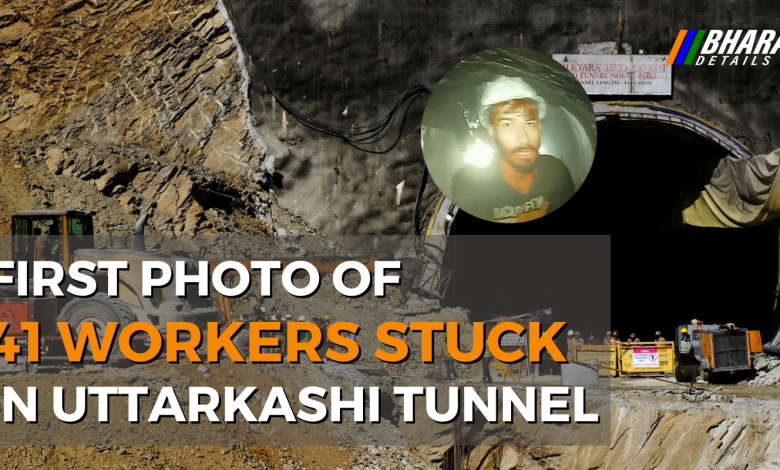 First photo of 41 workers stuck in Uttarkashi Tunnel