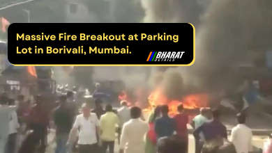 Fire Breakout at Parking Lot in Borivali Mumbai