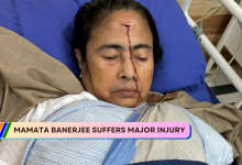 MAMATA BANERJEE SUFFERS MAJOR INJURY