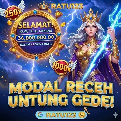 RATU123 Slot Gacor Thailand Front Black 