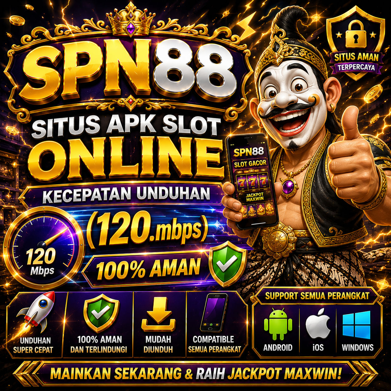 SPN88 - Situs Apk Slot Online Kecepatan Unduhan (120.mbps) 100% Aman