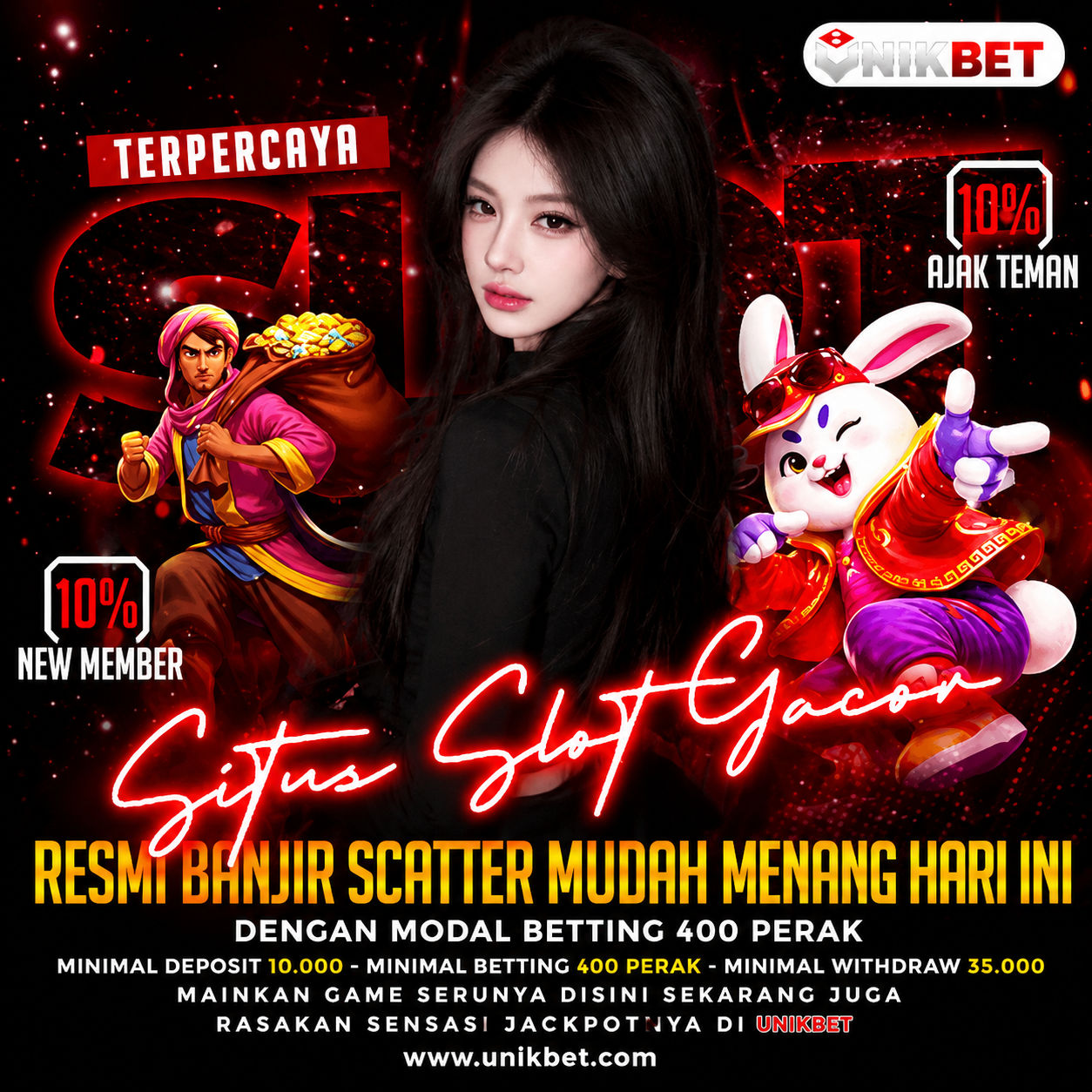 UNIKBET ♀ Link Slot Online Demo Gacor Terpecaya Di Jamin Jp Terus