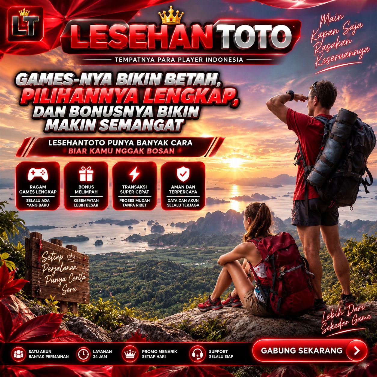 LESEHANTOTO : Games-nya Bikin Betah, Pilihannya Lengkap, dan Bonusnya Bikin Makin Semangat
