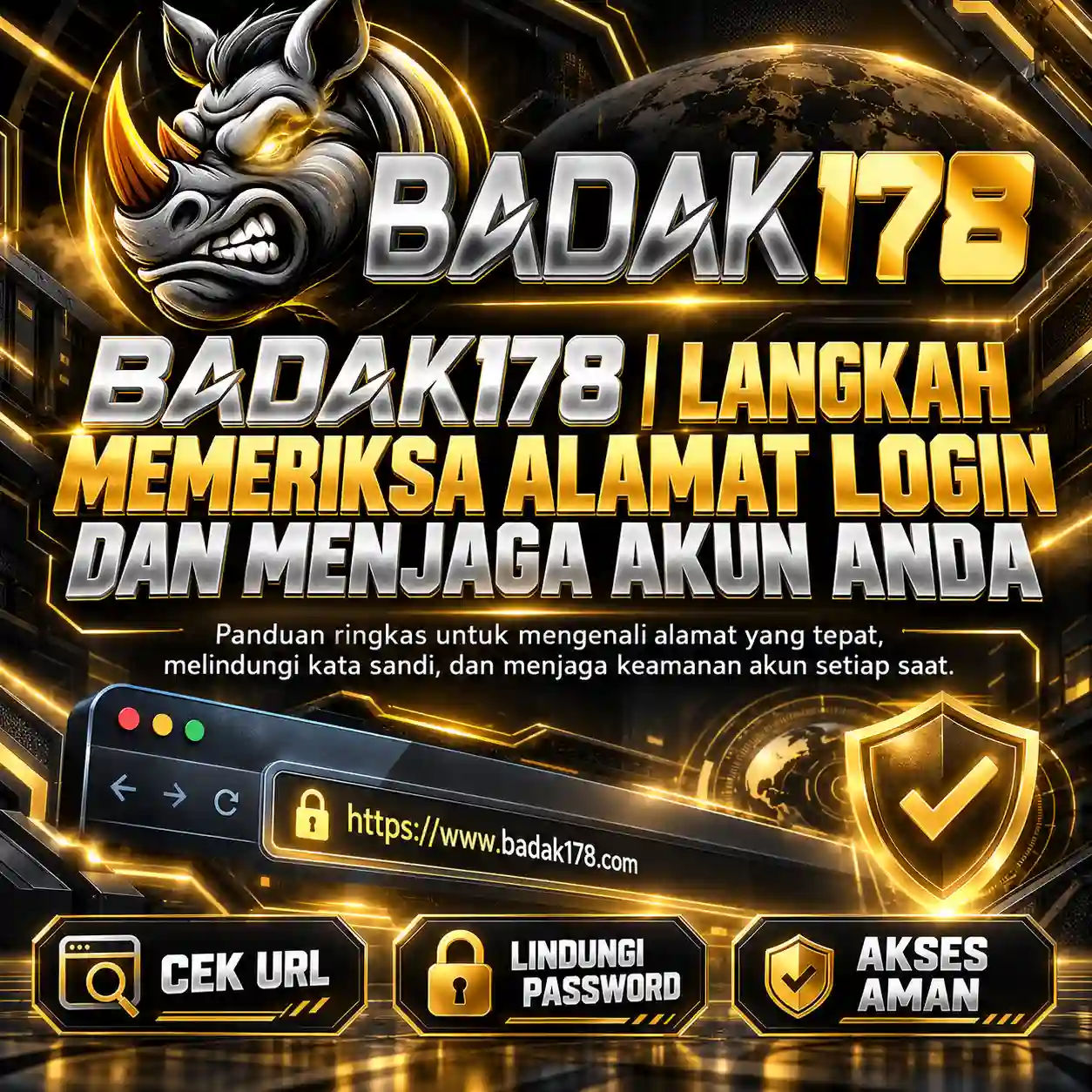 BADAK178 | Langkah Memeriksa Alamat Login dan Menjaga Akun Anda