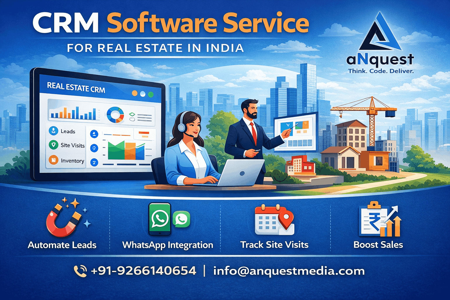 CRM Software Service for Real Estate in India