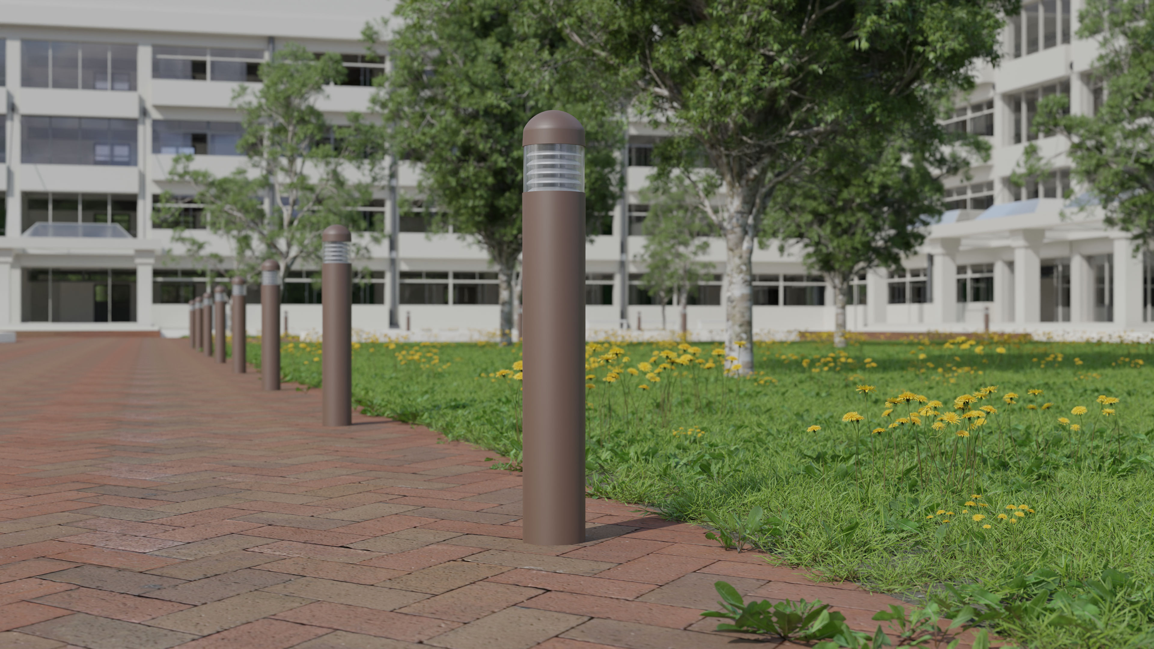 BOL - LED Round & Square Multi-CCT & Multi-Power Bollard