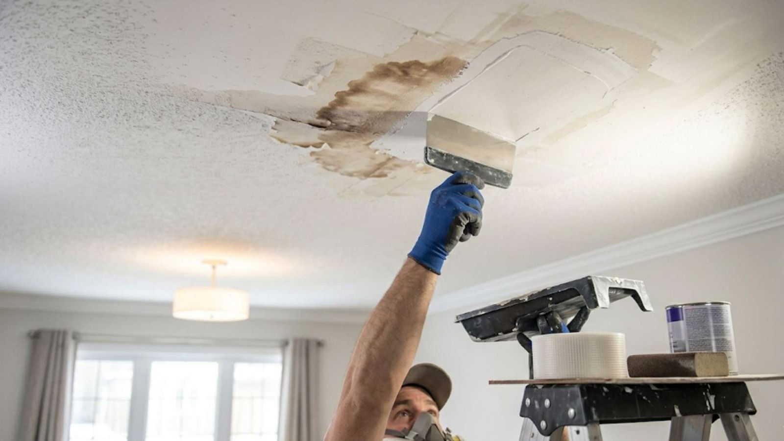 Ceiling Water Stain Repair in Hutchins, TX