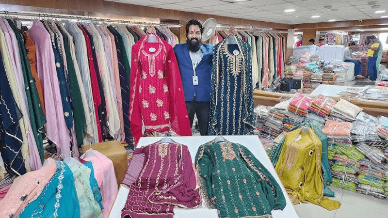 Ladies Dress Material Wholesale Market in Surat