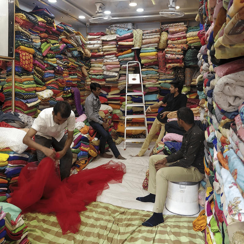Wholesale Cloth Market in Bangalore