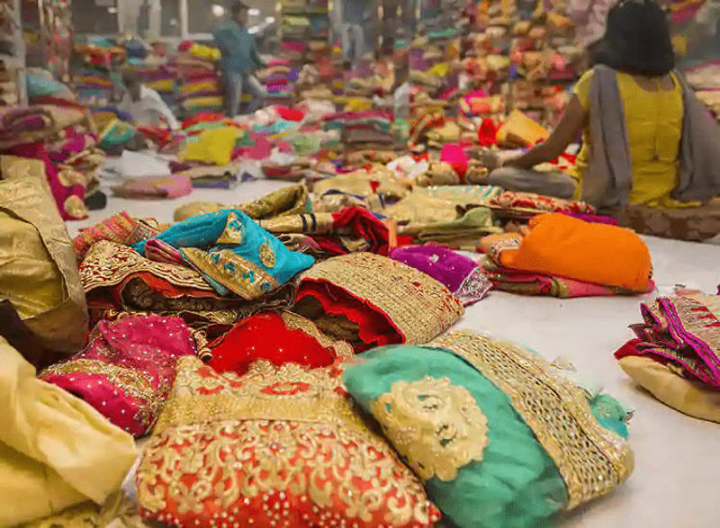 Wholesale Saree Market in Ahmedabad