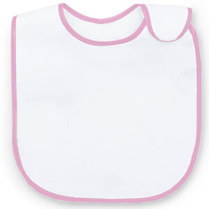 Bolsa de tela 100% algodón Fairtrade 180g - babero-personalizable-rosa