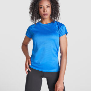 Camiseta técnica Mujer entallada de manga corta ranglán - 0408_05_1_1