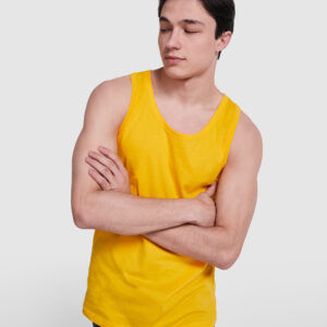 Camiseta de tirantes anchos, corte semientallado 155G - 6545_96_1_1