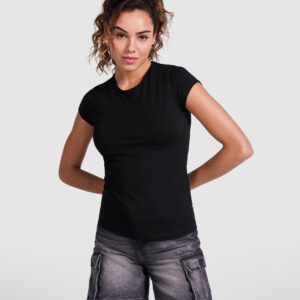 Camiseta de manga corta holgada con escote - 6597_02_1_1