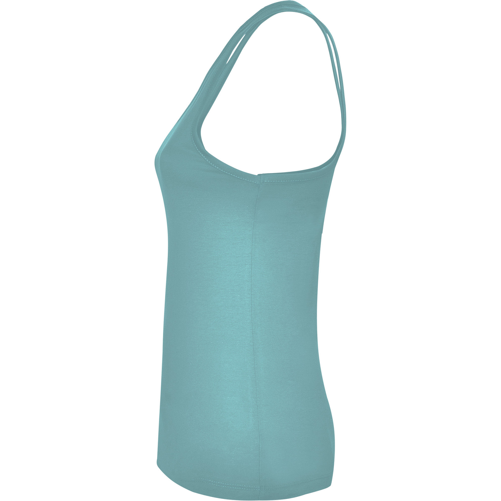 Camiseta entallada, con sisas y escote ribeteado - p_6535_267_7_1