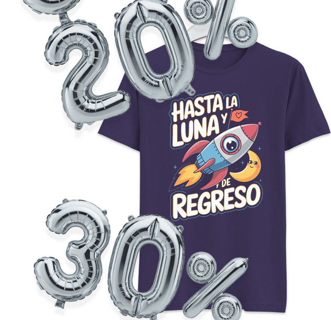 Camiseta personalizada con entrega en 24 horas