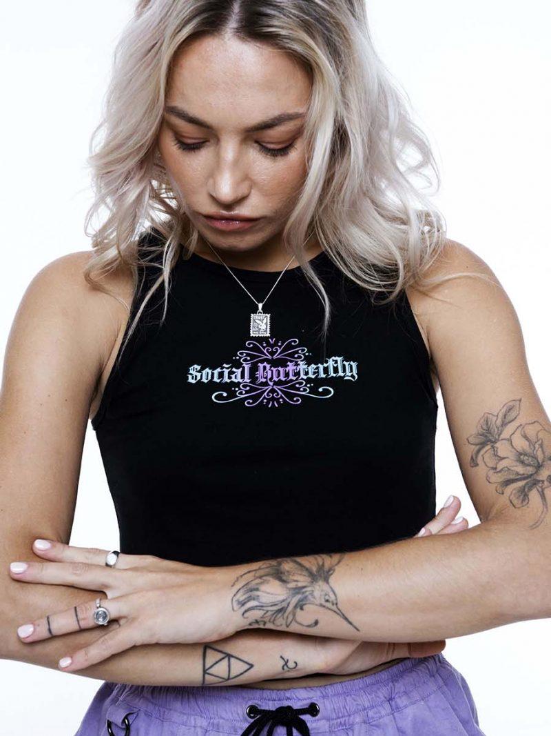 Social Butterfly 90’s Tank Top