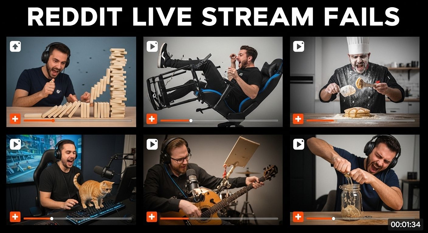 live stream fails reddit