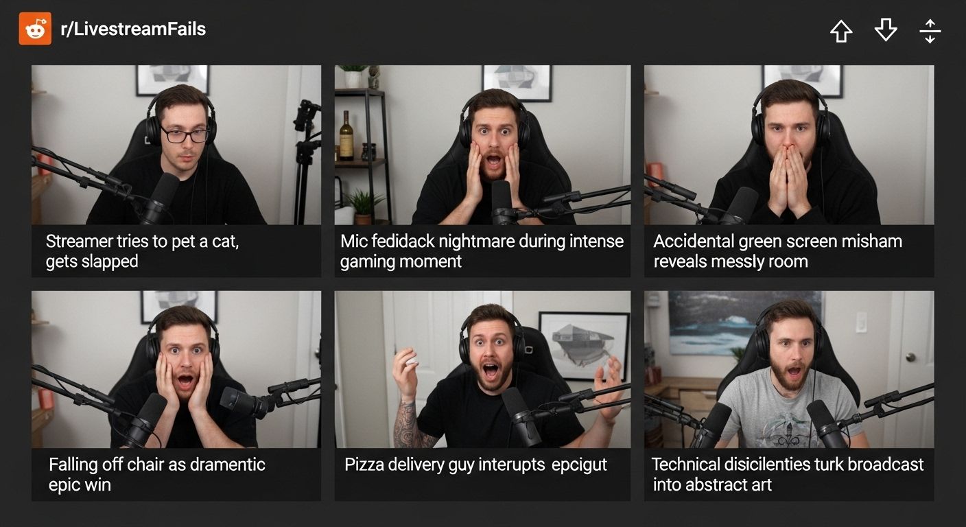 Live Stream Fails Reddit Viral