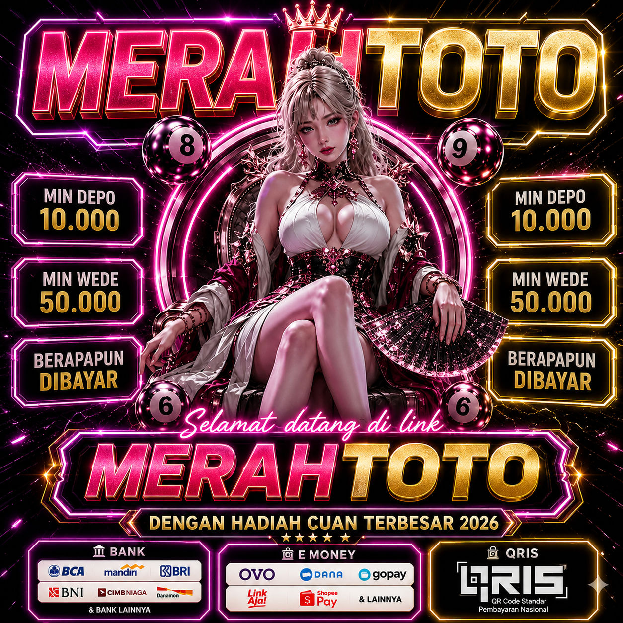 MERAHTOTO ⚡️ Situs Link Slot Rekomendasi Para Sultan Deposit Tereceh