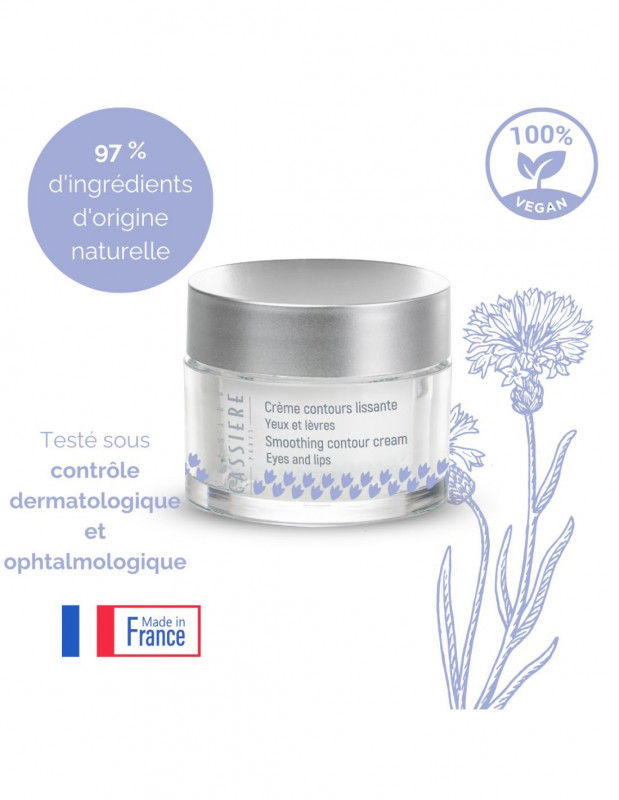 Crème contours lissante - Yeux et lèvres - Nevele