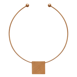 Minimalist Square Necklace - Rose Gold plating - 9H9015 - Diest