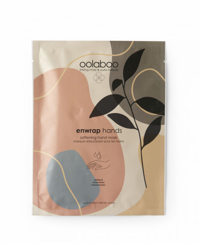 Enwrap softening hand mask 2 stuks  - Geel