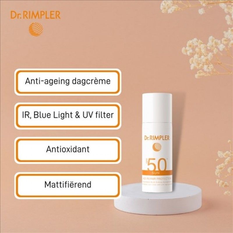 Dr. Rimpler Sun age repair protect SPF 50+ Dagcrème 50 ml - Nevele