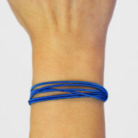 Elastic Metal Spring Bracelets BLUE - BPU816AO - Diest