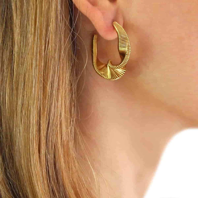 Organic earring  - CPE553D - Diest