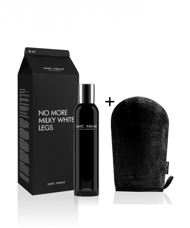 Set N°1 No More More Milky White Legs  Tanning Spray 175ml - gratis glove
