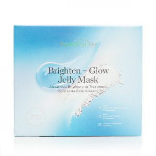 Brighten & Glow Jelly Mask: Advanced Brightening Treatment - 4 pcs + bowl & spatel