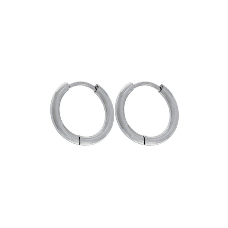 Waterproof Hoop Earring Silver 16 mm -3w3023 - Diest