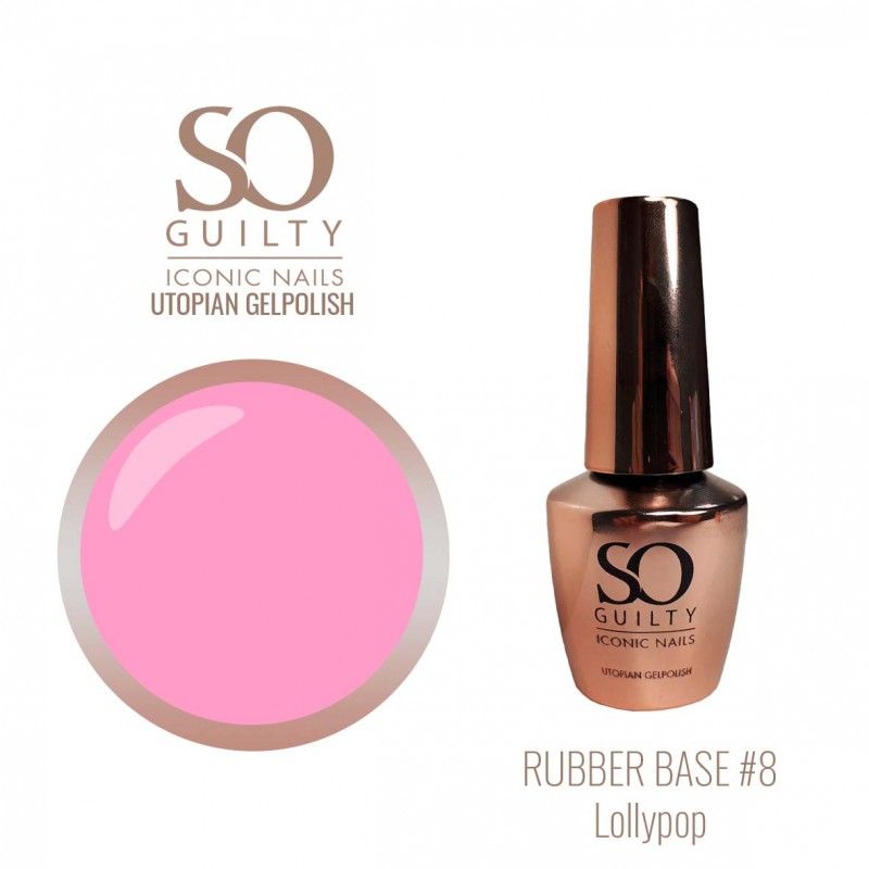 Rubber Base #8 Lollypop - 5ml | €11.95 excl.BTW - Berlaar (Heikant)