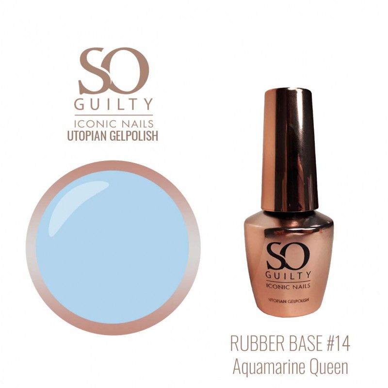 Rubber Base #14 Aquamarine Queen - 5ml | €11.95 excl.BTW - Berlaar (Heikant)