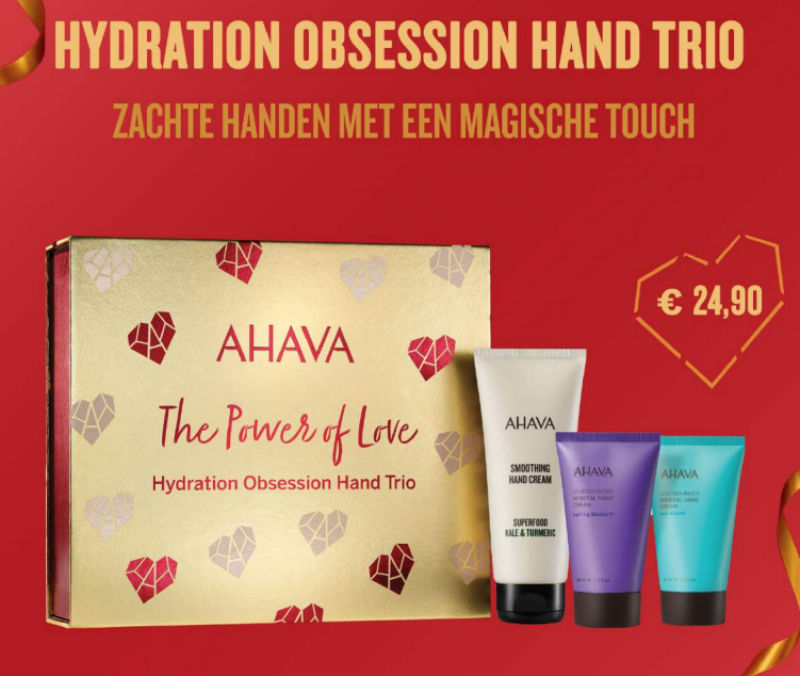 Holiday collection 2021 - Hydration obsession hand trio - Moorsele