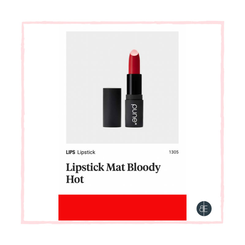 PUNE lipstick mat bloody hot 1305 - Assebroek