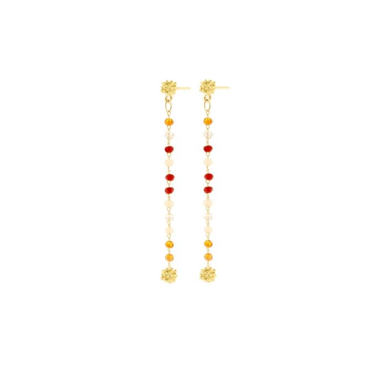  Cecil Construct Mini Crystal Earring Gold Plating - 3c2631 - Diest