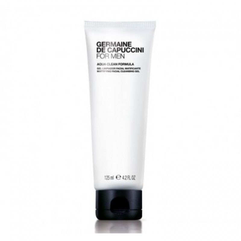 Germaine de Capuccini For Men Aqua Clean Formula, magnifying facial cleansing gel - Pelt