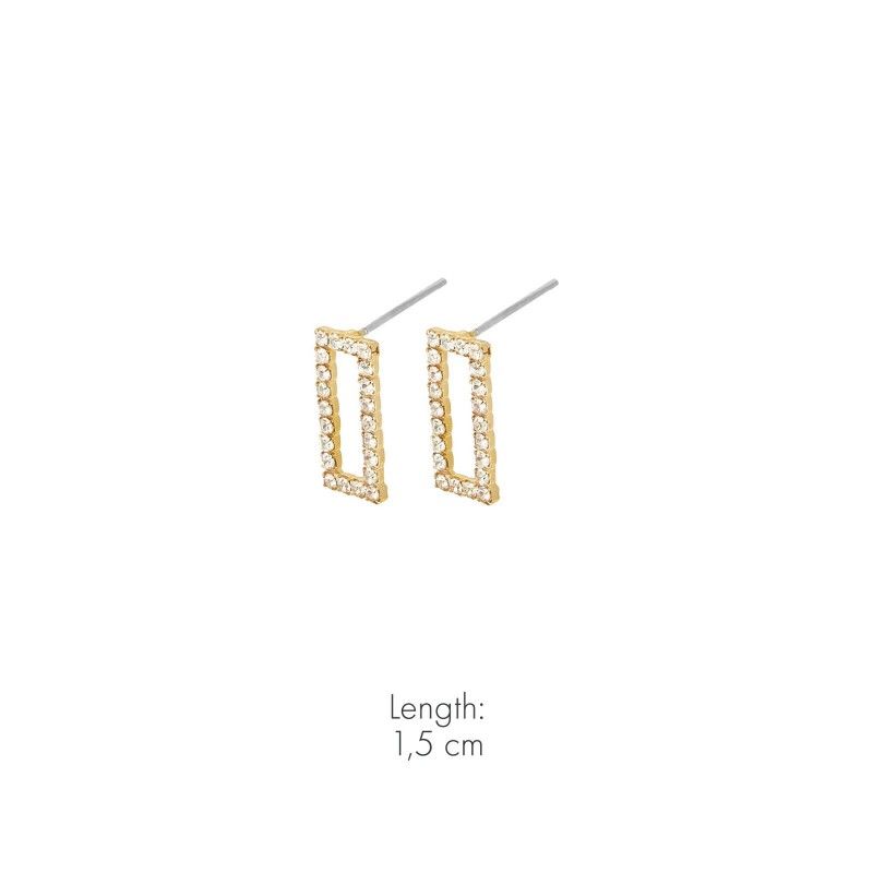  SHIMMER LONG EARRING GOLD PLATING 3C2299 - Diest