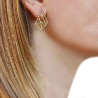 Laser Cutting earring trapezoidal- CPE498D - Diest