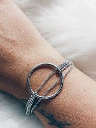 Infinity Multi Bracelet Rhodium Plating - 7C5353	 - Diest