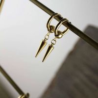  Spike Hoop 18K Gold Plating - Diest