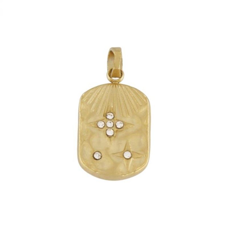 Waterproof CHARM NO 3 18K GOLD PLATING - 2W2208005 - Diest