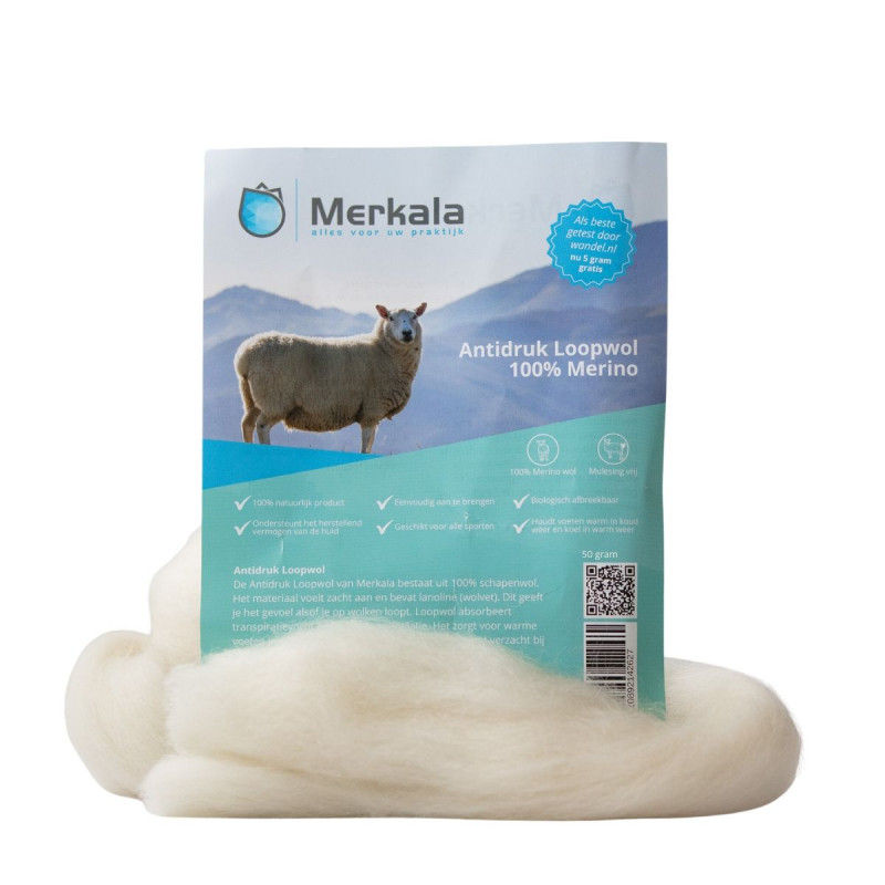 MERKALA Antidruk loopwol 50 gram - Kapellen