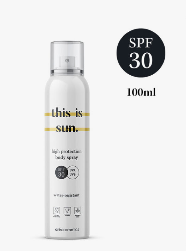 this is sun high protection body spray SPF30 - 100ml - Moorsele