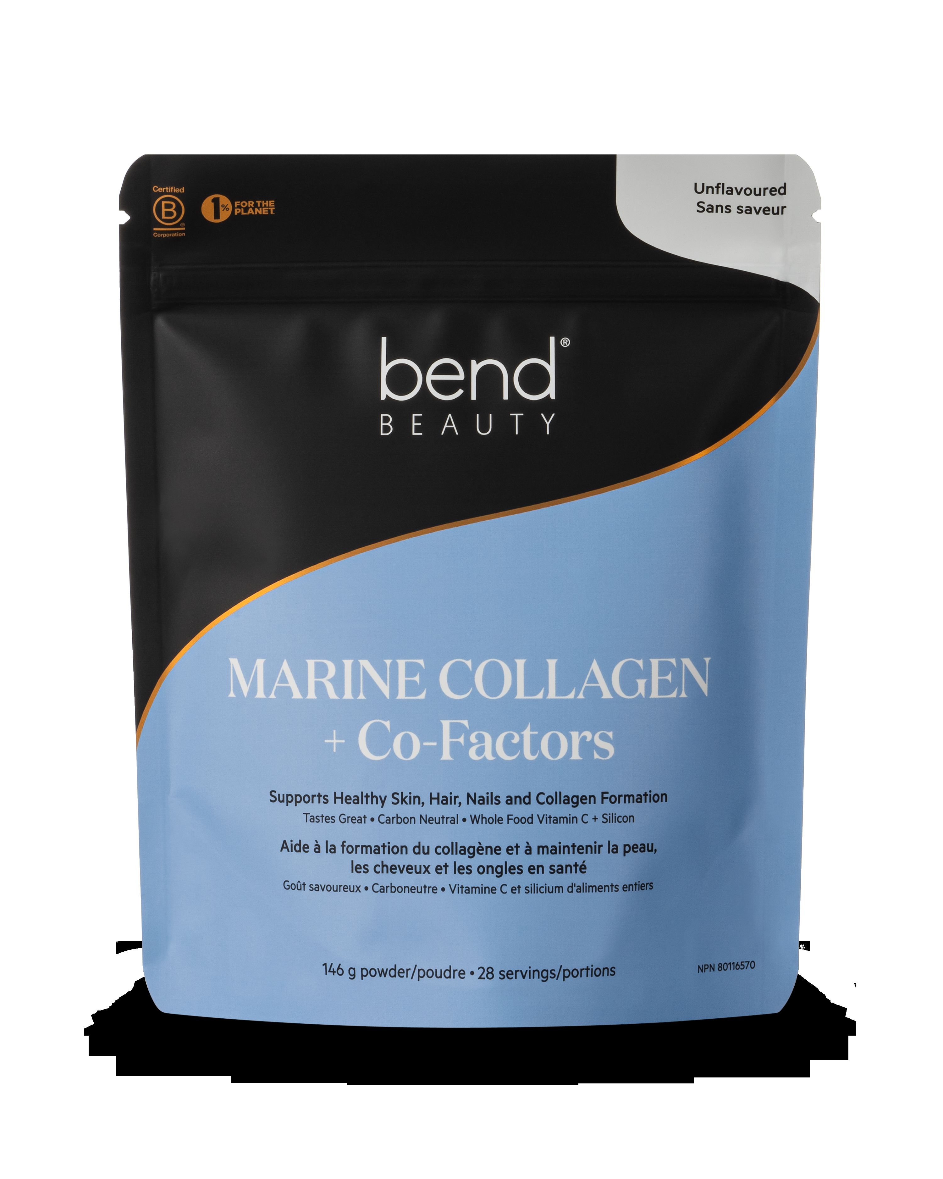 Bend - Marine Collagen + Co-factors - Unflavoured 146g										 - 